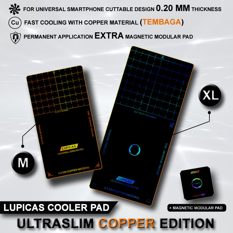 Jual LUPICAS COLING PAD HEATSINK TEMBAGA 0.2 MM UNIVERSAL DESIGN ...