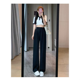 Cjwp H987 Tino Pants Kulot Celana Kancing Hw Cullote Pants Highwaist Wanita Kulot Karet