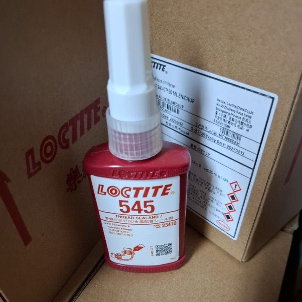 Jual LOCTITE 545 THREAD SEALAND 50 ML Hydraulic Fitting | Shopee Indonesia
