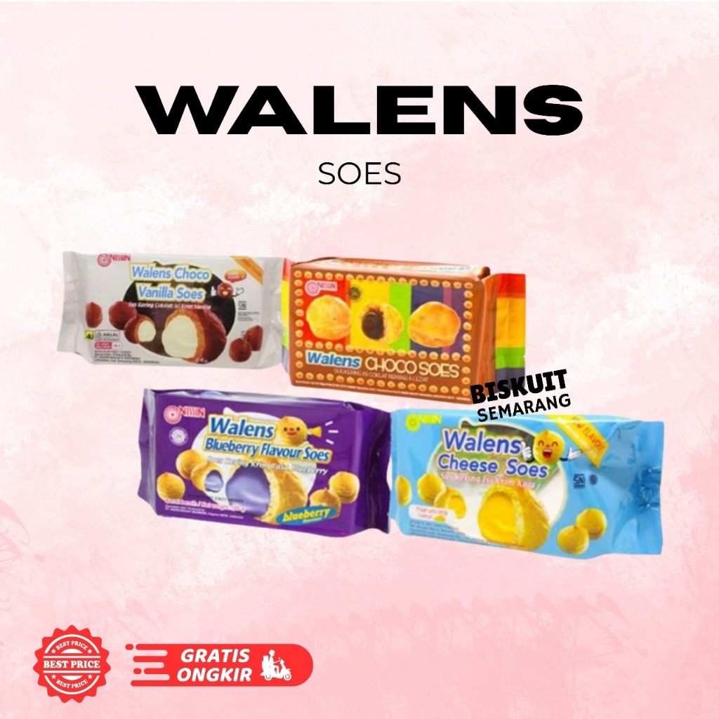 Jual Nissin Walens Choco Soes 100 Gr BISKUIT SEMARANG | Shopee Indonesia