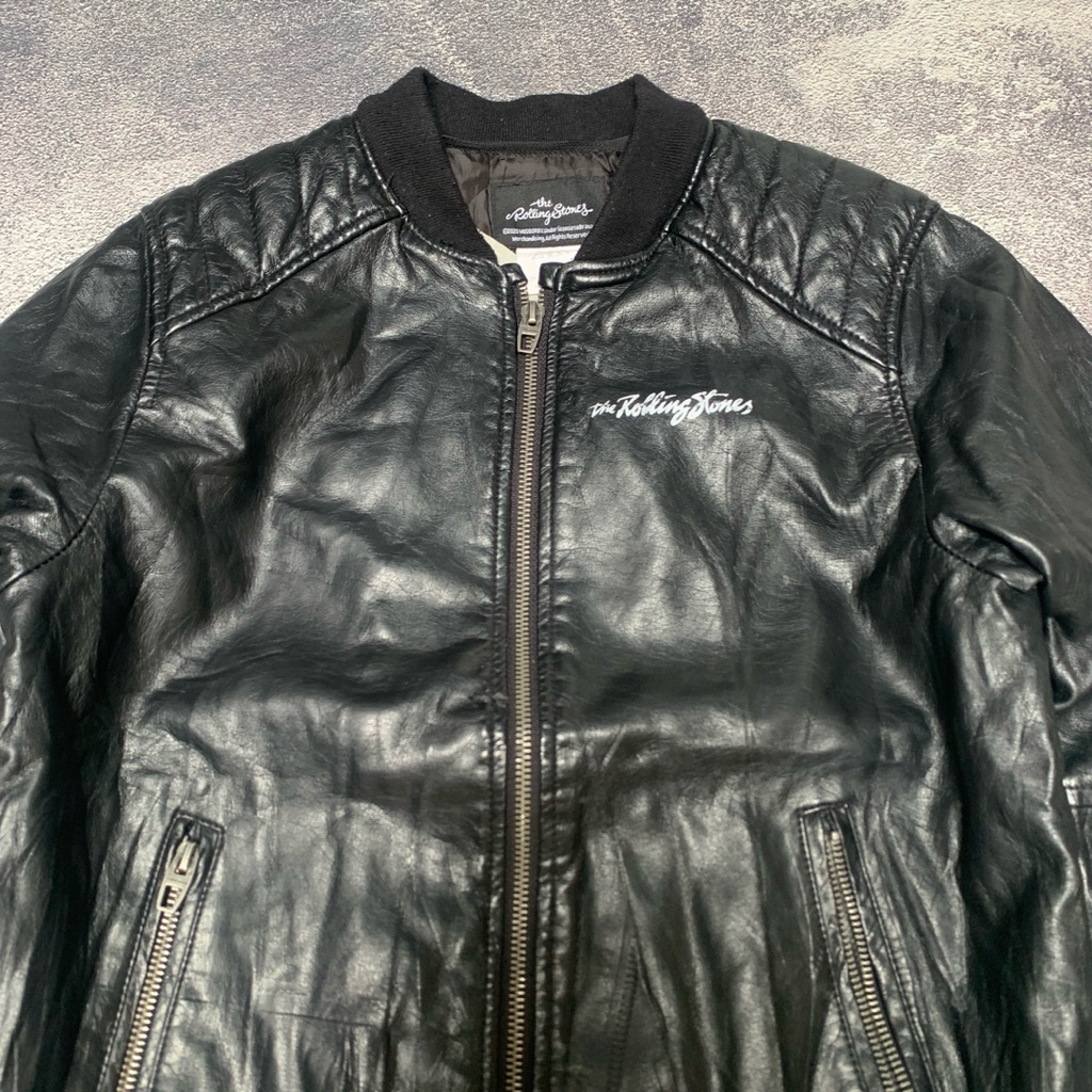 Jual Jaket Rolling Stones Second / Rolling Stones x Z*RA | Shopee Indonesia