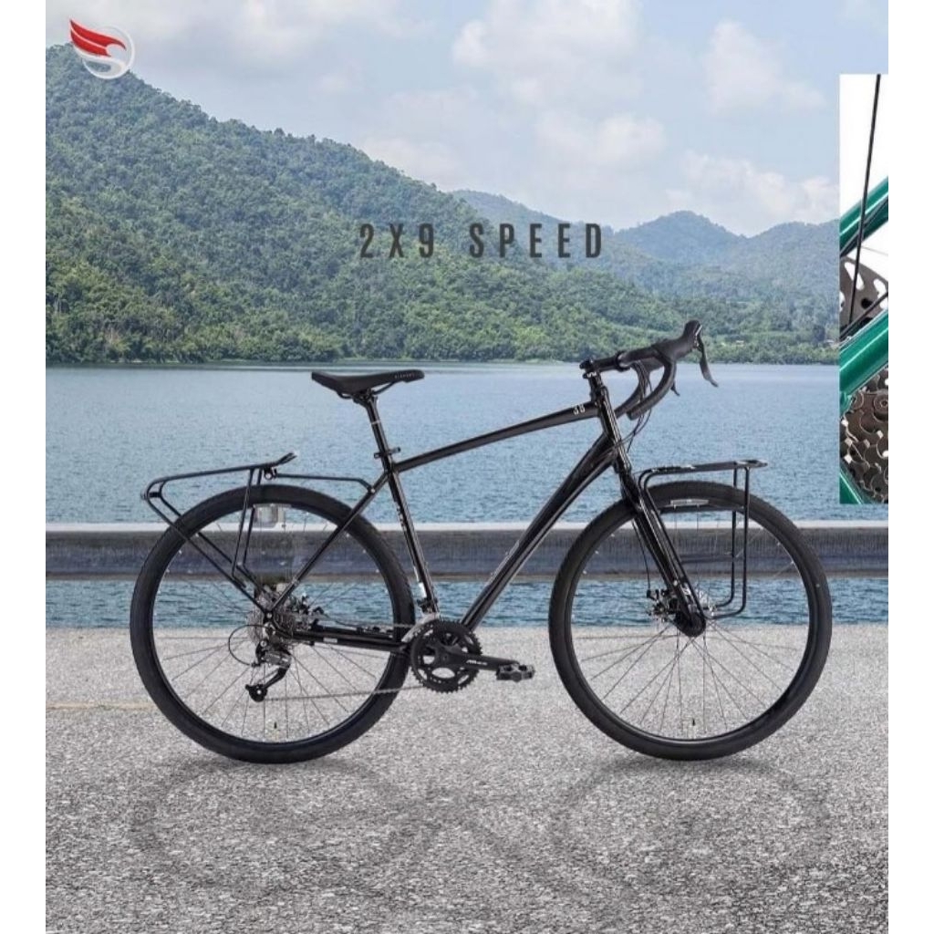 Jual SEPEDA GRAVEL TOURING 700C FRC38 ELEMENT | Shopee Indonesia