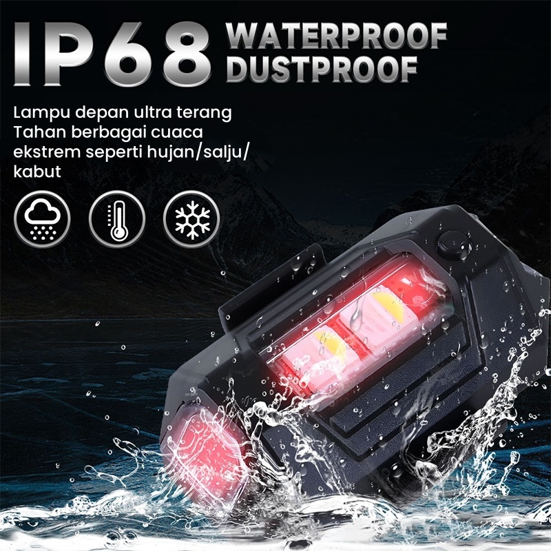 Jual Lampu Led Kedip Pesawat Sepeda Motor 7 Warna Lampu Strobo ...