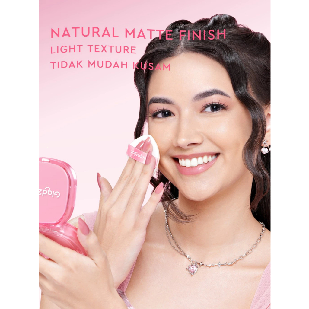 Glad2Glow Perfect Cover Cushion Tahan Air Anti Pengelupasan Efek foto 4
