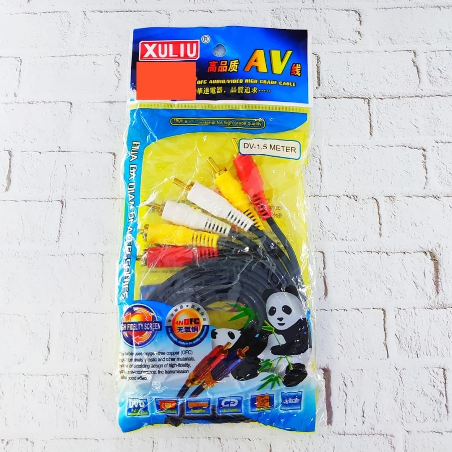 Jual Kabel AV RCA - RCA 1.5 meter | Shopee Indonesia
