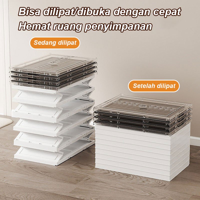 Jual Bebas Instalasi Shoe Storage Boxes Lipat dan Simpan Multifungsi ...