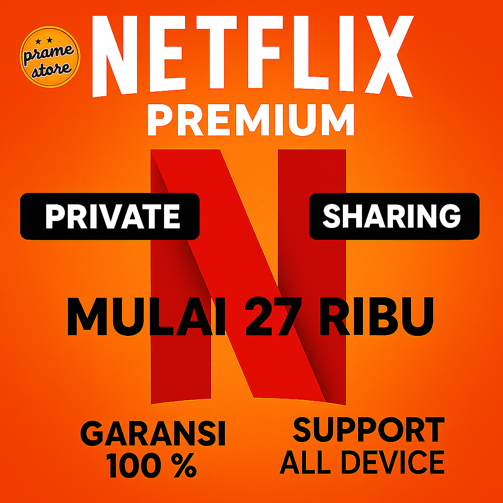 Jual NETFLIX PREMIUM 1-3 BULAN MULAI 27K | PRIVATE & SHARING | SUPPORT ...