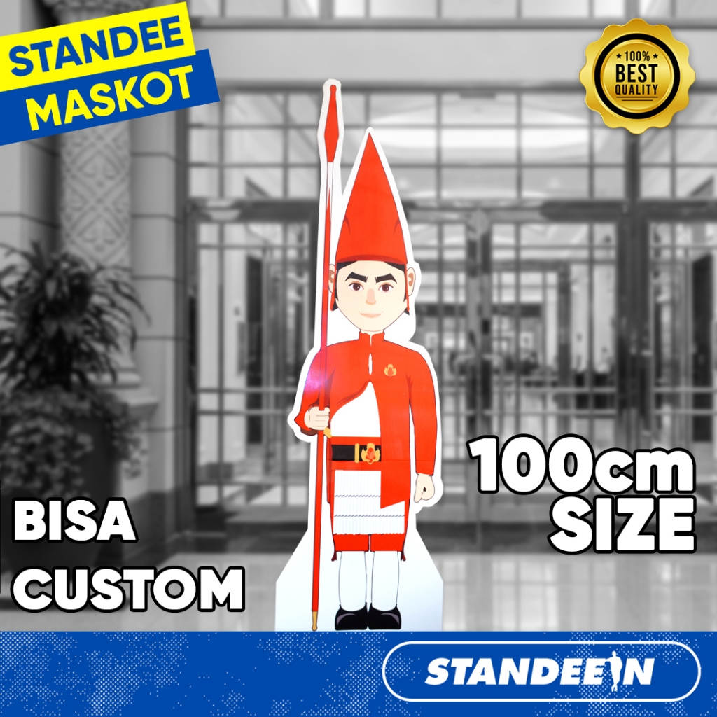 Jual Standee Maskot Custom Tinggi 100cm Impraboard Cardboard Custom ...