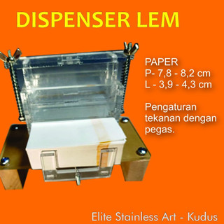 Jual DISPENSER LEM, TEMPAT LEM PAPER, MAGAZINE LEM | Shopee Indonesia