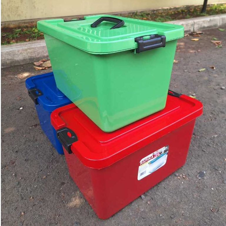 Jual Container Box Tempat Penyimpanan 25 / 15 Liter dengan pengunci ...