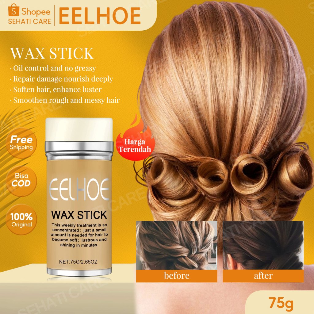 Jual EELHOE Wax Stick 75g Lilin Rambut Untuk Merapikan Rambut Styling ...