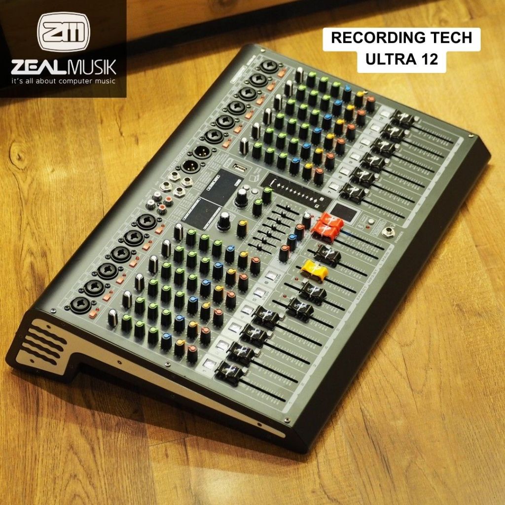 Jual Recording Tech ULTRA 12 - Mixer Audio Mixing Console 12 Channel RT ...