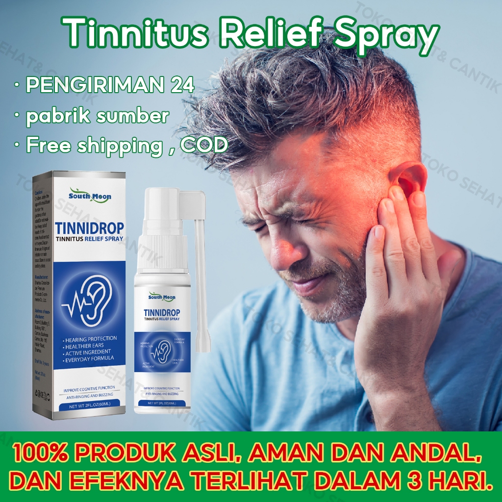 Jual Beli 2 Gratis 1 South Moon Tinnitus Relief Spray 60ml Tetes ...