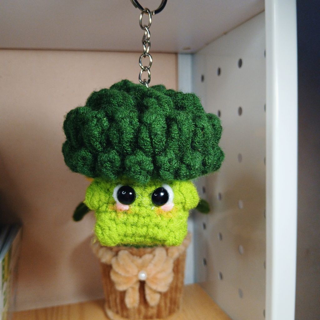 Jual Amigurumi Broccoli Keychain / Gantungan Kunci Brokoli Rajut ...