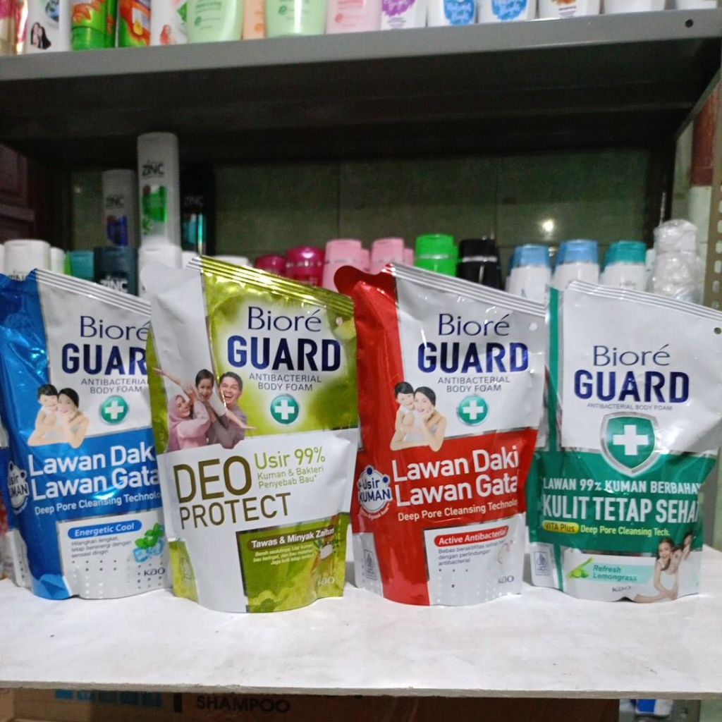 Jual BIORE GUARD body wash 400ml all variant | Shopee Indonesia