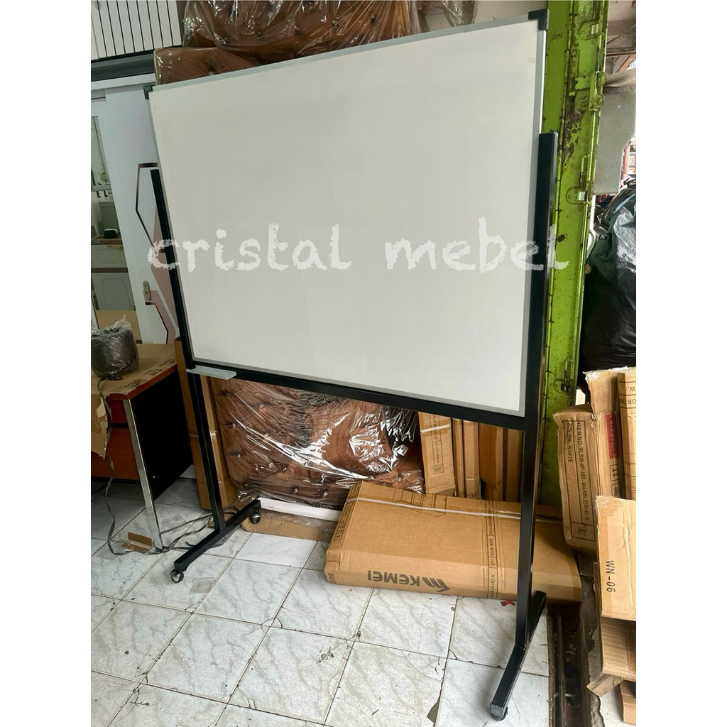 Jual Standing White Board / Papan Tulis Roda / Papan Tulis Standing ...