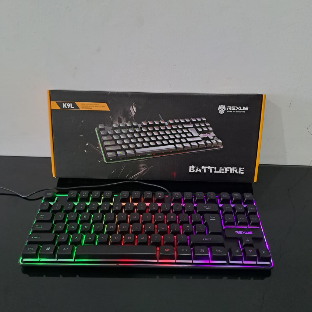 Jual Rexus K9L Keyboard Gaming Membrane Battlefire RGB Backlight ...