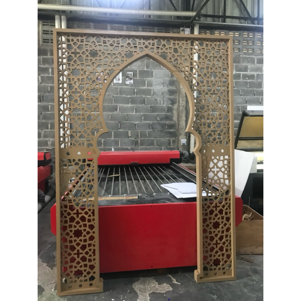 Jual Mihrab Mushola Minimalis/MIHRAB MUSHOLA KRAWANGAN ORNAMEN bahan ...