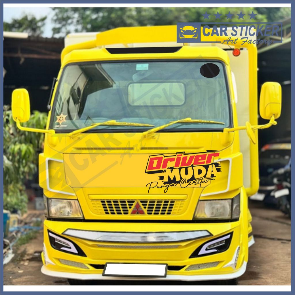 Jual Sticker Truck Canter / Sticker Driver Muda Punya Selera / Stiker ...