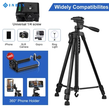 INBEX IB 2R 170CM Profesion Tripod Kamera Handphone Bluetooth Remote Konten Remote Bluetooth
