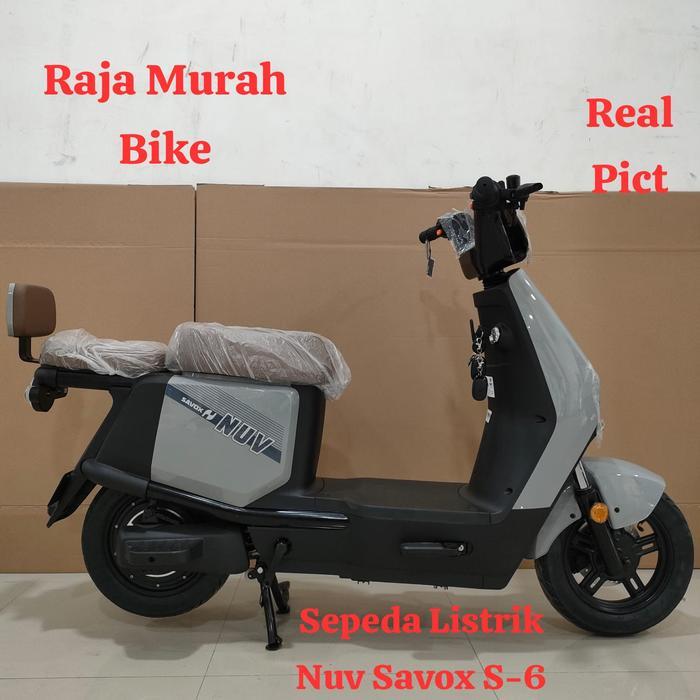 Sepeda Listrik Nuv Savox S6 Pmb Sepeda Listrik E Bike Savox Nuv S6 Bergaransi Resmi
