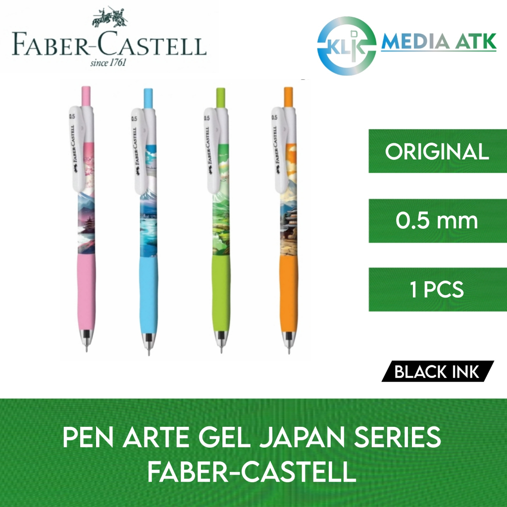 Jual Pen Faber-Castell Arte Gel Japan Series 0.5mm - 1 Pcs | Shopee ...