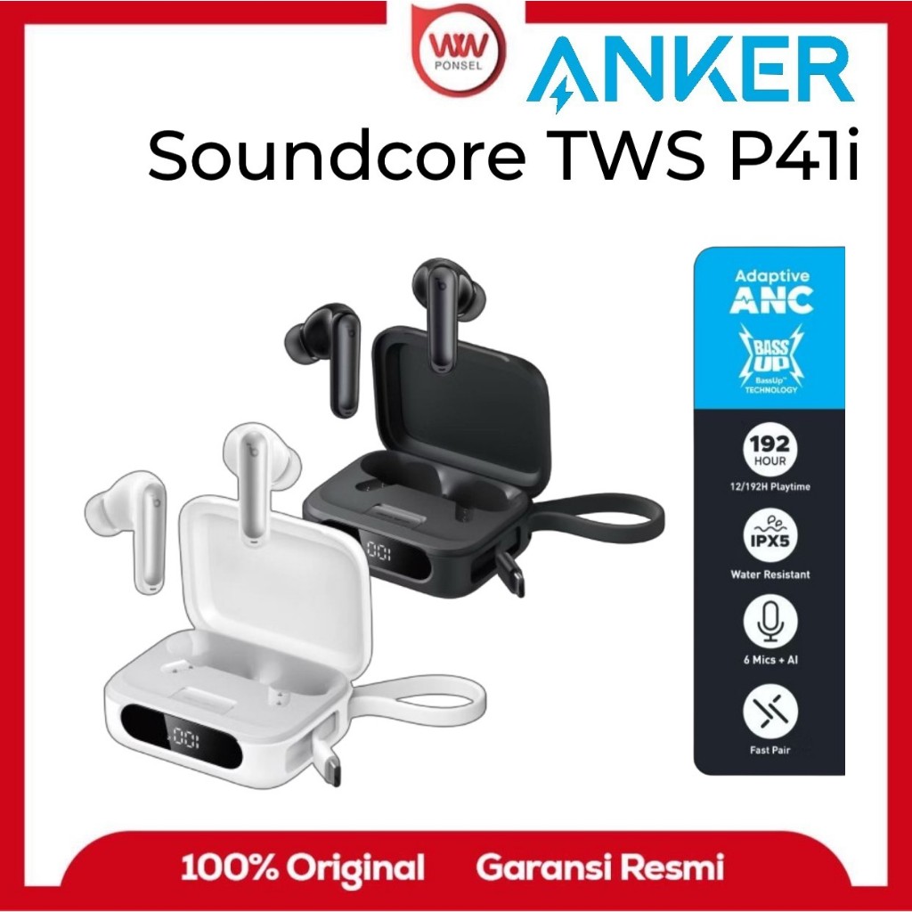 Jual Anker P41i Soundcore TWS Wireless Earbuds with Portable Phone ...