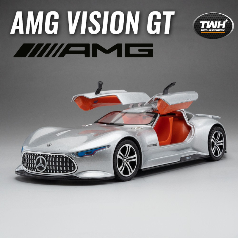 Jual TWH DIECAST Mercedes-Benz AMG Vision Gran Turismo (BATMAN) Skala 1 ...