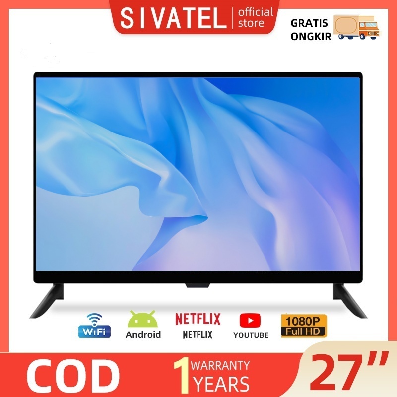 Jual Sivatel Smart TV 27 inch TV LED Digital TV Android 11.0 FHD ...
