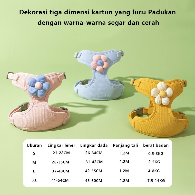 Product image Cat Harness Rope Small Big Cat Harness Animal Guide Rope Dog Vest Cat Dog Harness 2