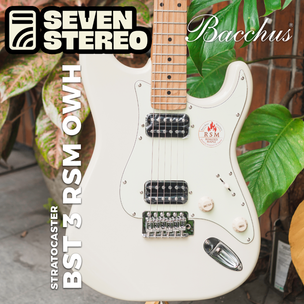 Jual Bacchus BST-3RSM BST3RSM Roasted Maple Stratocaster HH