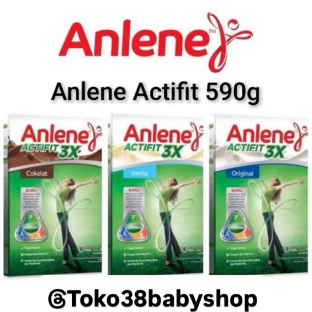 Jual ANLENE ACTIFIT MOVEMAX 560gr VANILA COKLAT ORIGINAL COKELAT ...