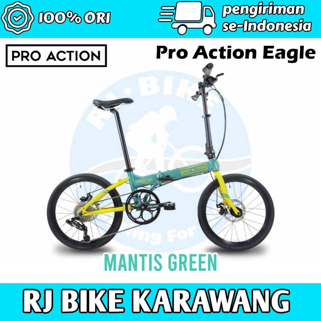 Jual SEPEDA LIPAT PRO ACTION FOLDING EAGLE 1X9SP dan 2x10 SPEED 20Inch ...