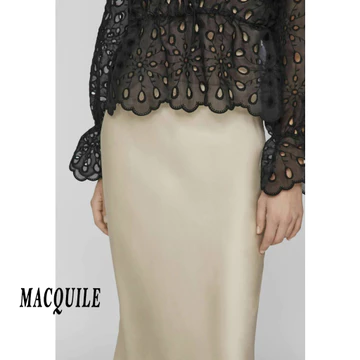Rok Satin Silk Premium Maxi A Line Satin Skirt Rok Satin Duyung Size S XXXL 3XL Premium Fabric