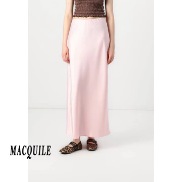 Rok Satin Silk Premium Maxi A Line Satin Skirt Rok Satin Duyung Size S XXXL 3XL Premium Fabric