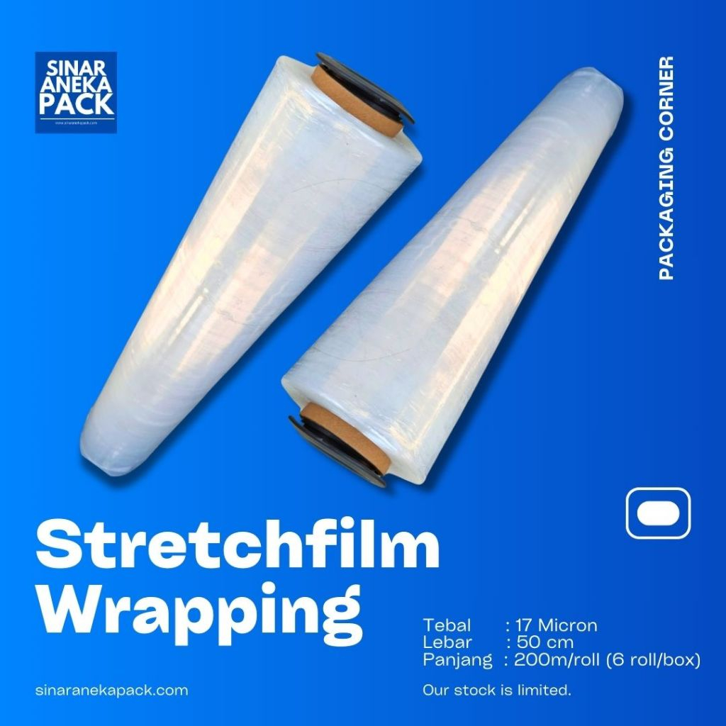 Jual Plastik Wrapping Barang Lebar 50 cm Melindungi produk dari debu ...