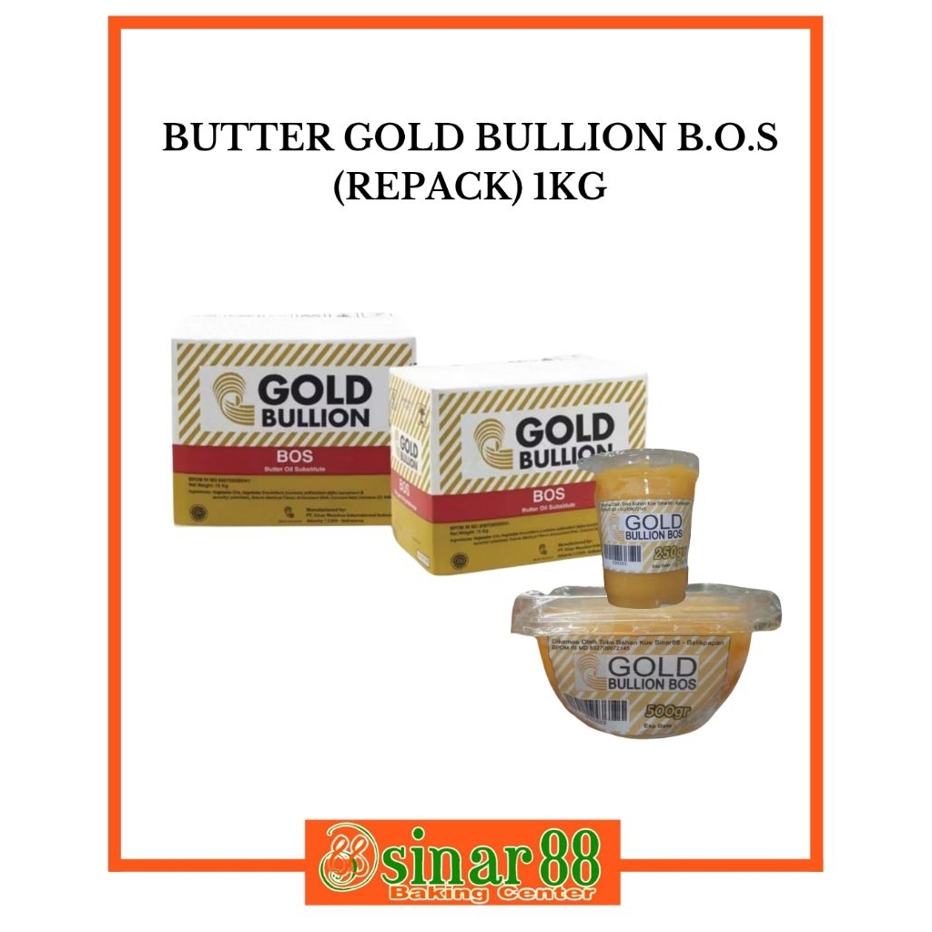 Jual Gold Bullion B.O.S (Butter Oil Substitute) 1kg PLASTIK BENING ...