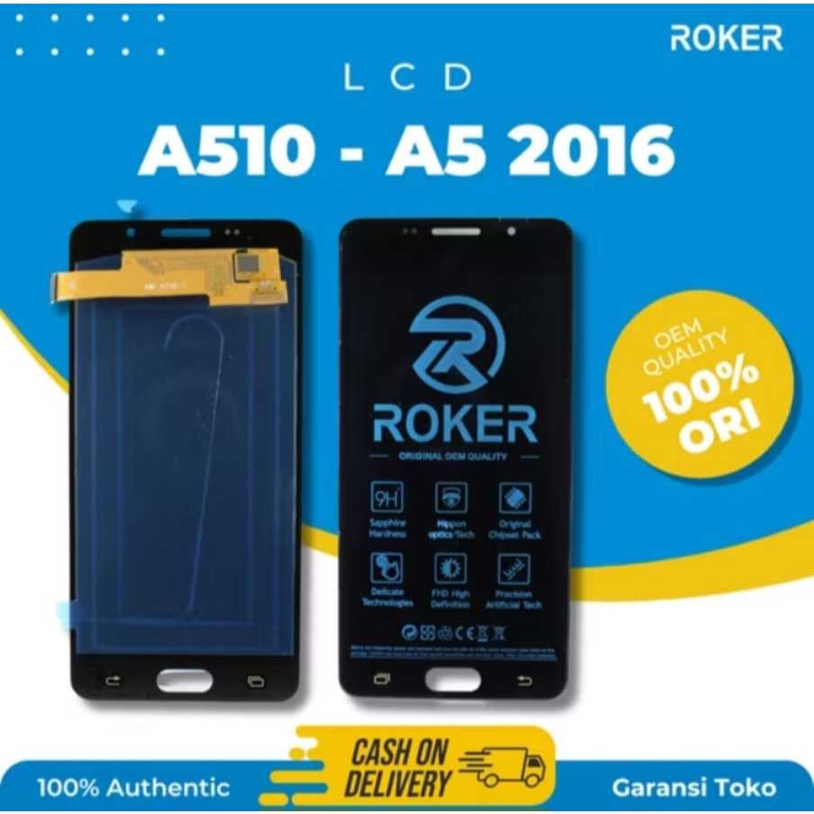 Jual ROKER LCD SAMSUNG A510 / A5 2016 / BUKAN OLED FULLSET LCD ...