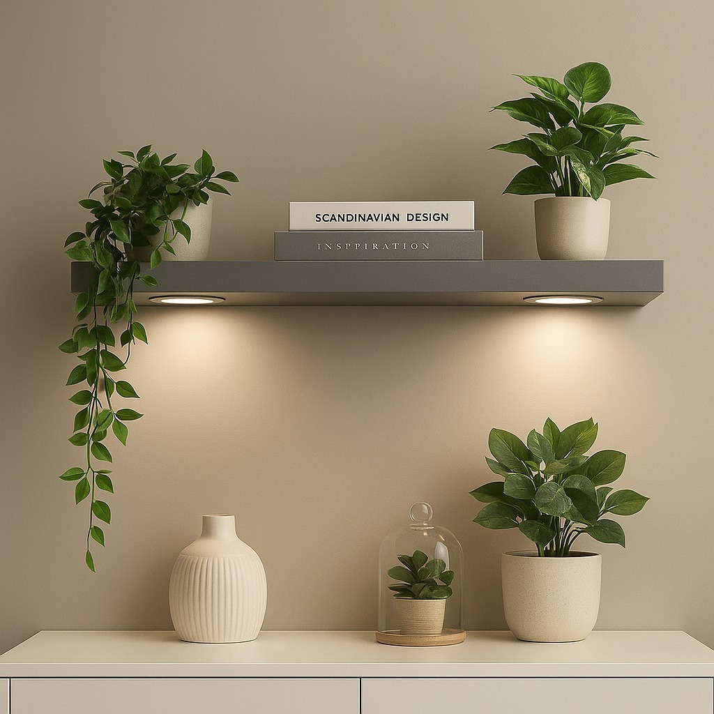 Jual RAK DINDING LAMPU TIDUR LAMPU CUSTOM 80x15, LAMPU MONITOR LED RAK ...