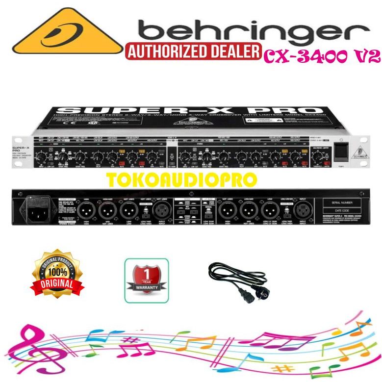 Jual Behringer Super-X Pro CX3400 V2 Multi-channel Crossover with ...
