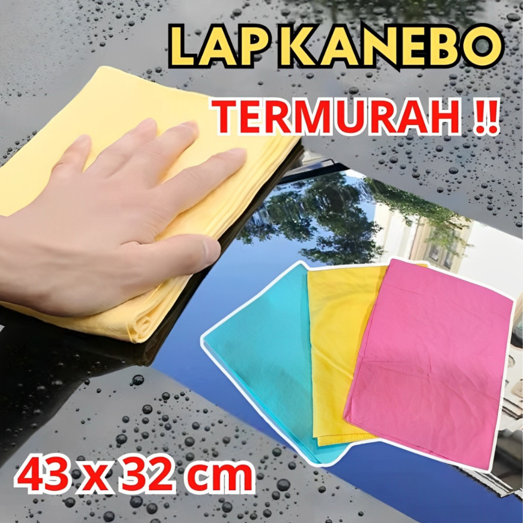 Jual Lap Kanebo Original Daya Serap Tinggi Lap Kanebo Tebal Mobil