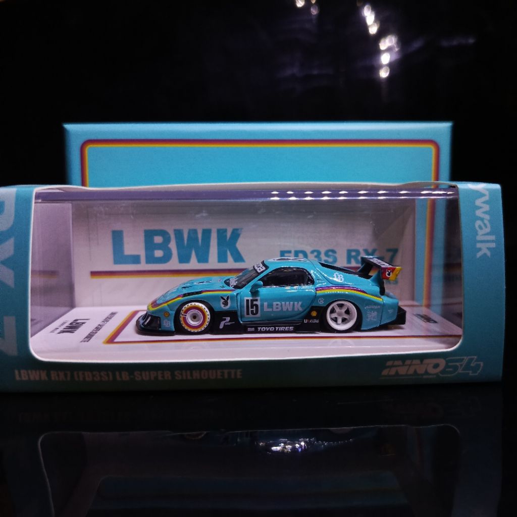 Jual INNO64 LBWK RX7 FD3S LB-SUPER SILHOUTE TOSCA GREEN PLAYBOY ...