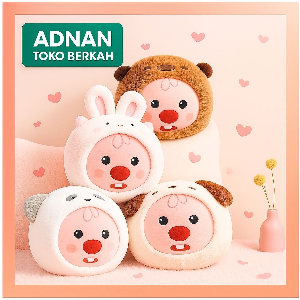 Jual Boneka Bantal Kepala Karakter Loopy Bahan Halus Lembut Rabbit poor ...
