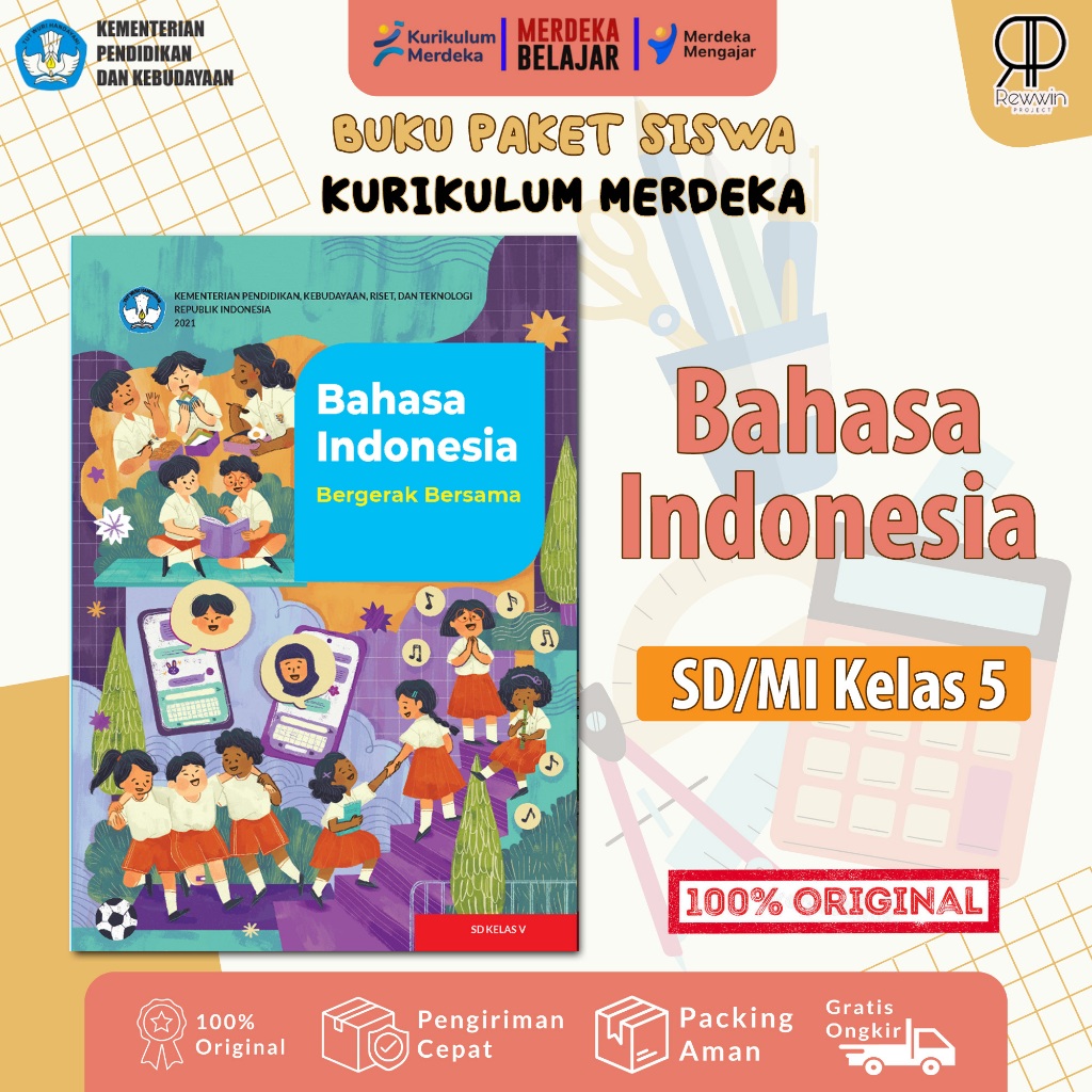 Jual Buku Bahasa Indonesia Kelas 5 SD Kurikulum Merdeka | Shopee Indonesia