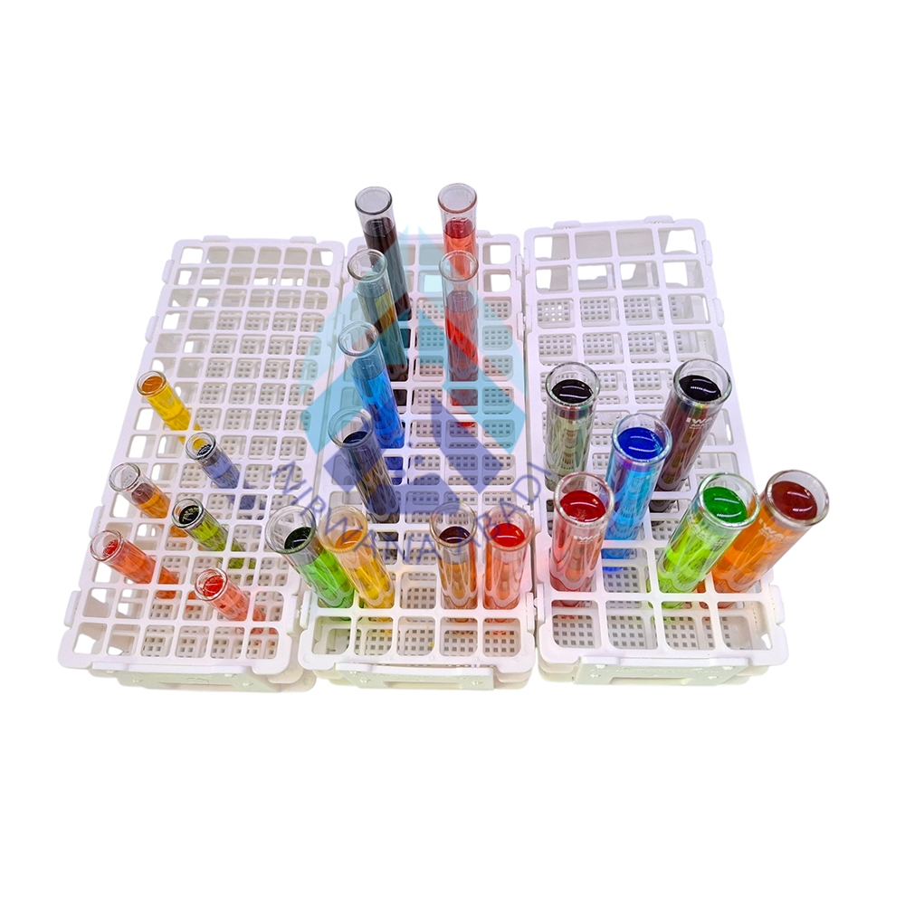Jual Rak Tabung Reaksi Plastik, Test Tube Rack PP, RRT | Shopee Indonesia