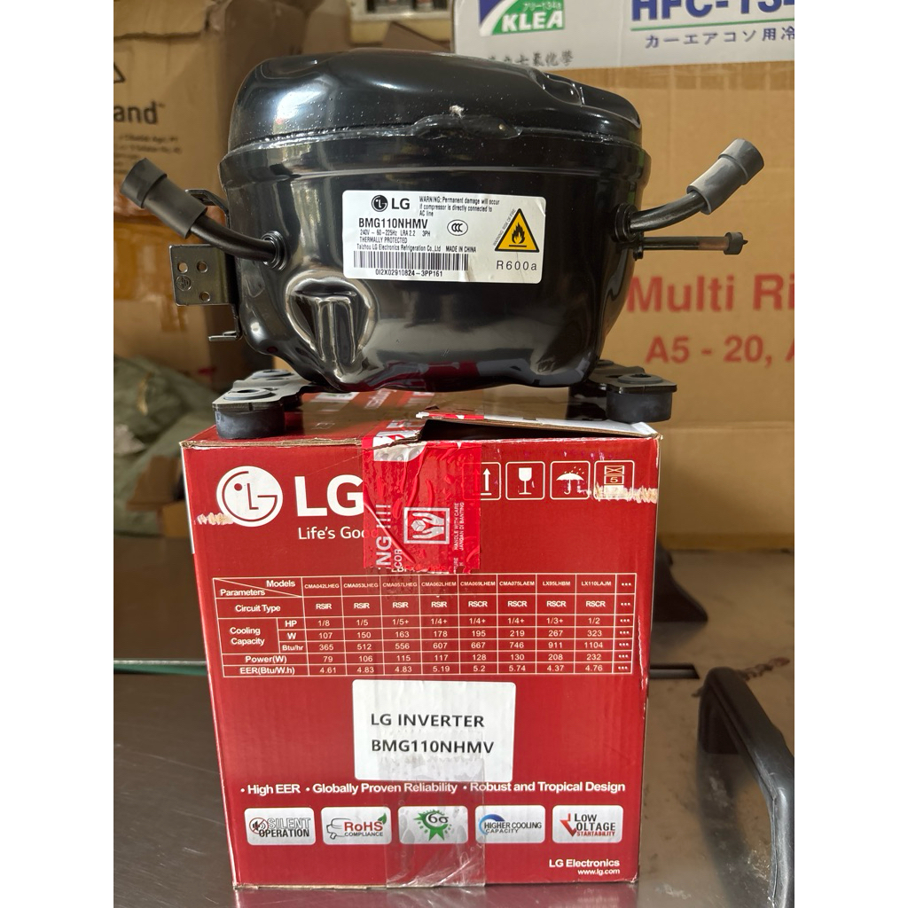 Jual Compresor kulkas LG inverter BMK 110NHMV | Shopee Indonesia