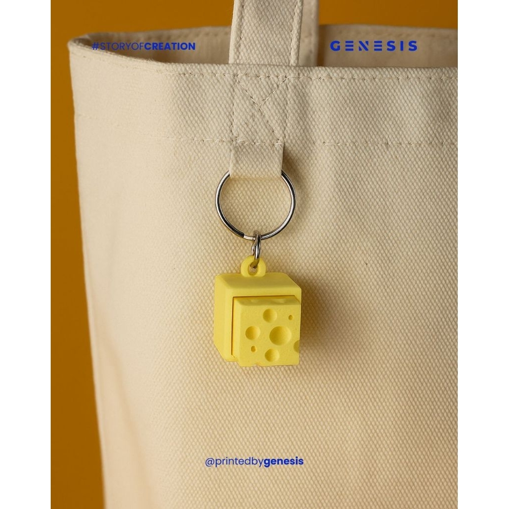 Jual Bag Charm Cheesy Clicker Fidget / Keyboard Switch Keychain ...