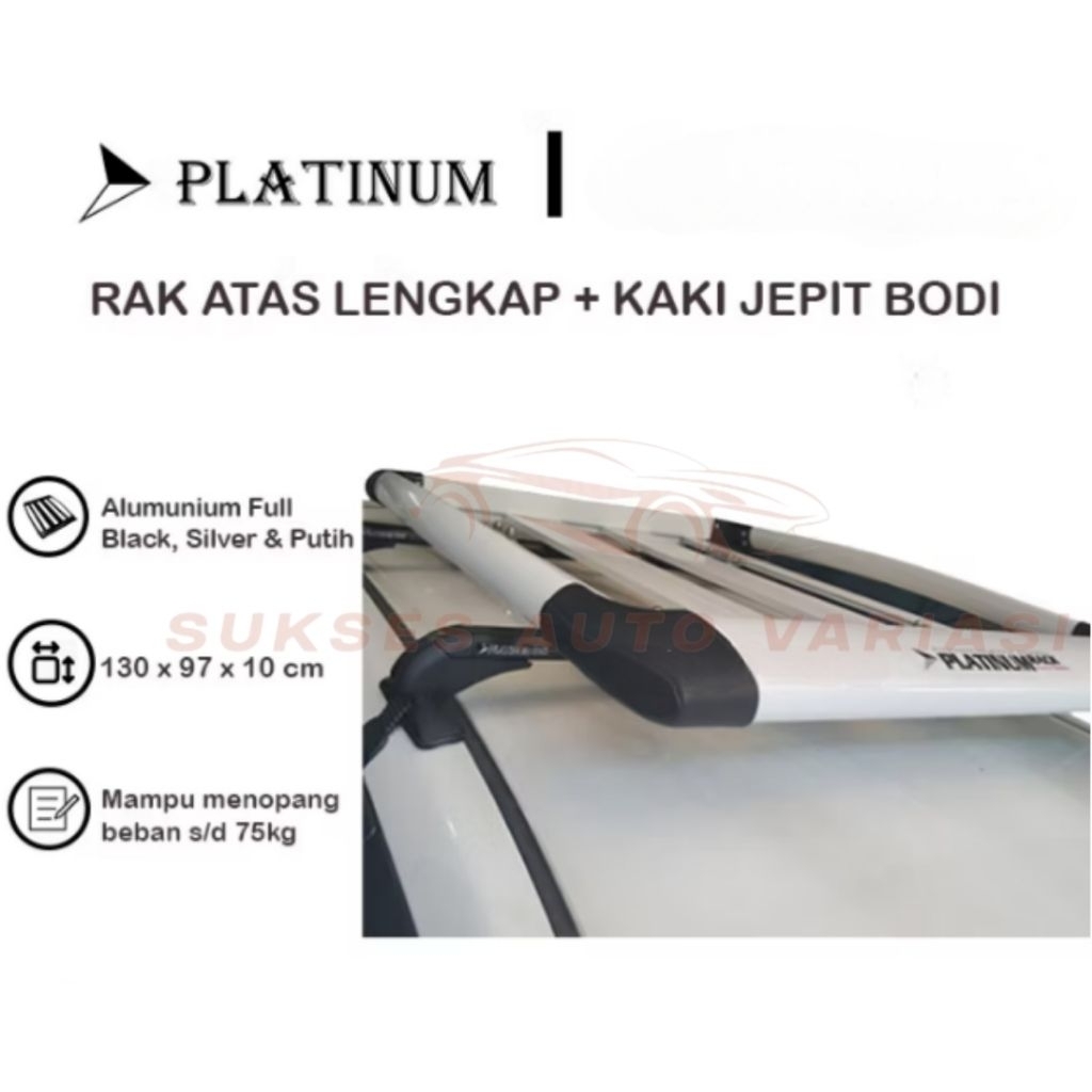 Jual RAK BAGASI ATAS MOBIL ROOF RACKROOFRACK MOBIL PLATINUM PAKET ...