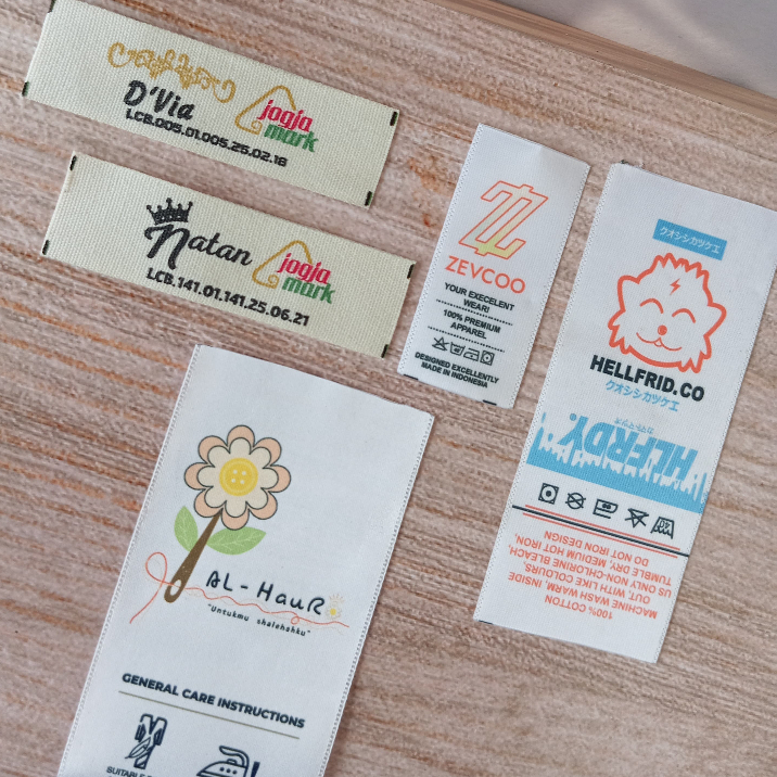 Jual Label Hijab murah Label Baju Murah Label Baju Label Printing Full ...