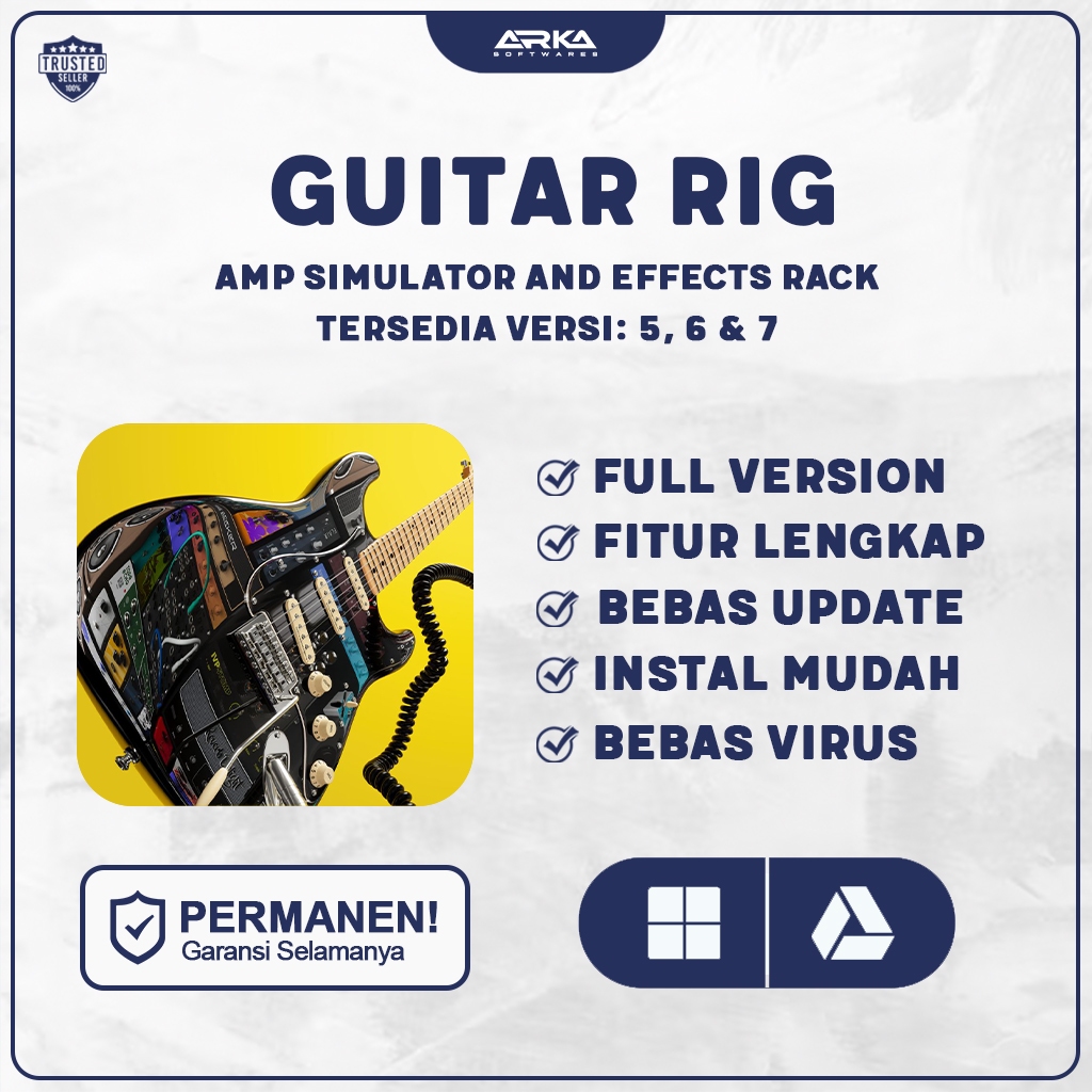 Jual Native Instruments Guitar Rig 7 Pro Full Version Original Lifetime ...